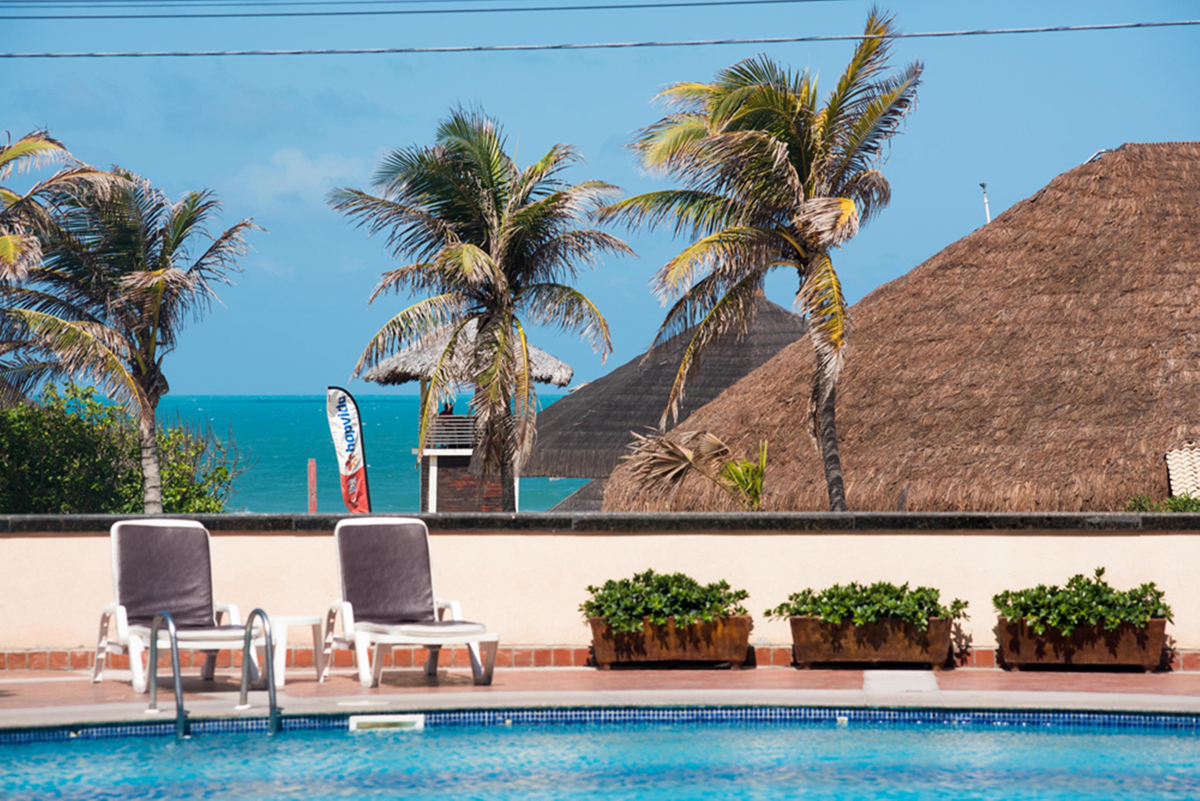 Vila Gale Fortaleza Exterior photo A view of the beach from the hotel